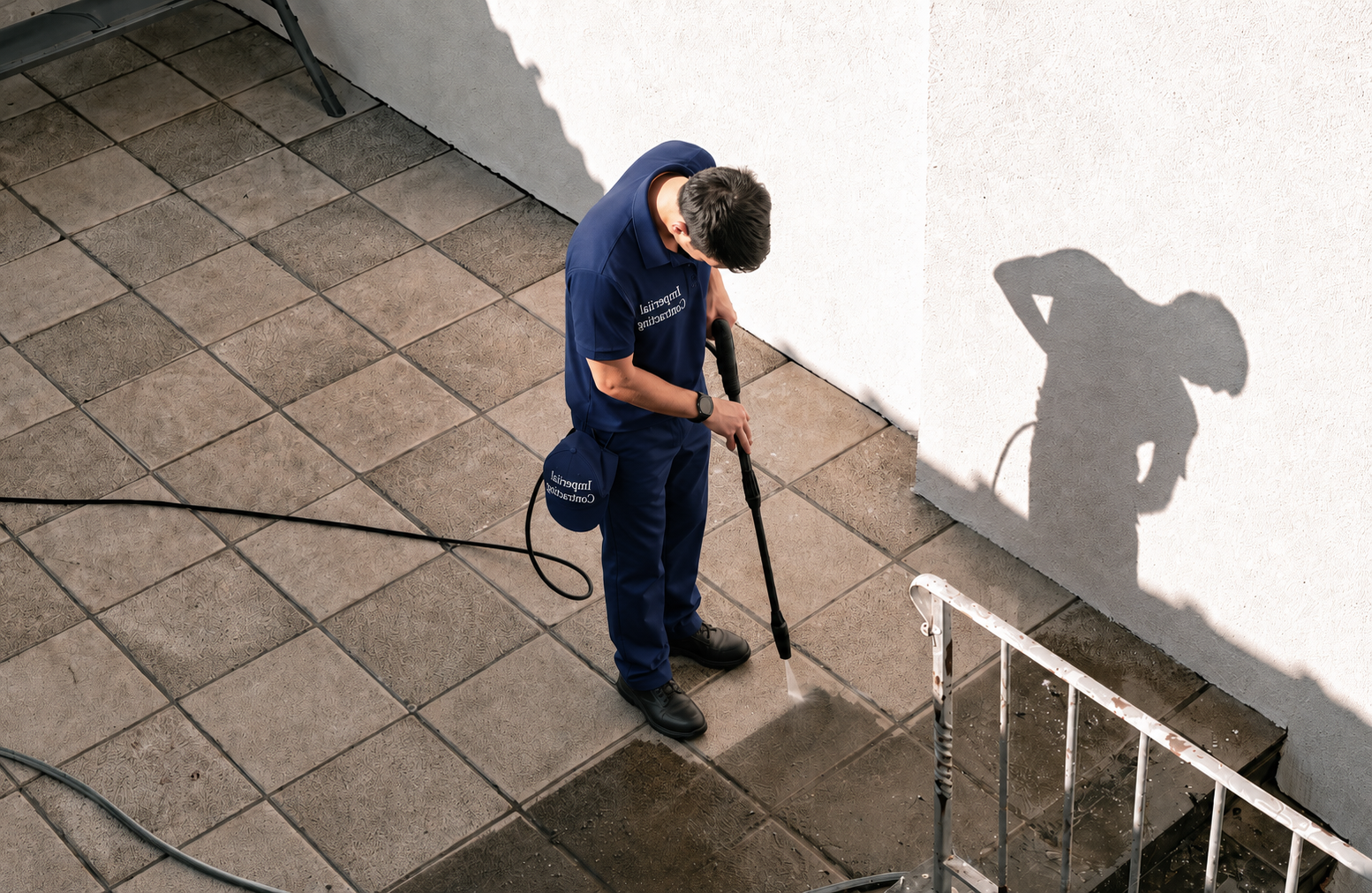 Driveway and exterior pressure washing service in Surrey BC